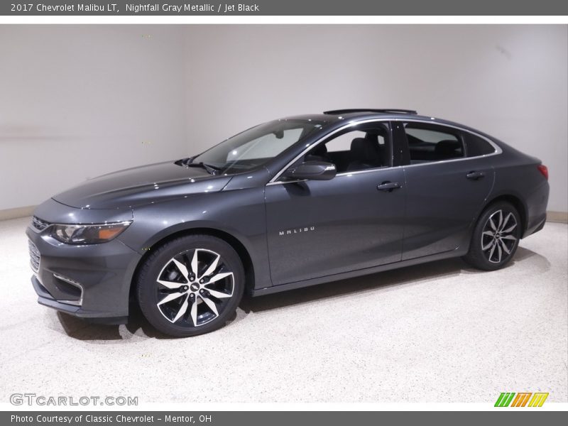 Nightfall Gray Metallic / Jet Black 2017 Chevrolet Malibu LT