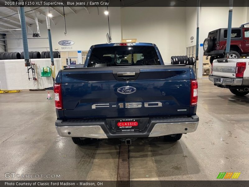 Blue Jeans / Earth Gray 2018 Ford F150 XLT SuperCrew
