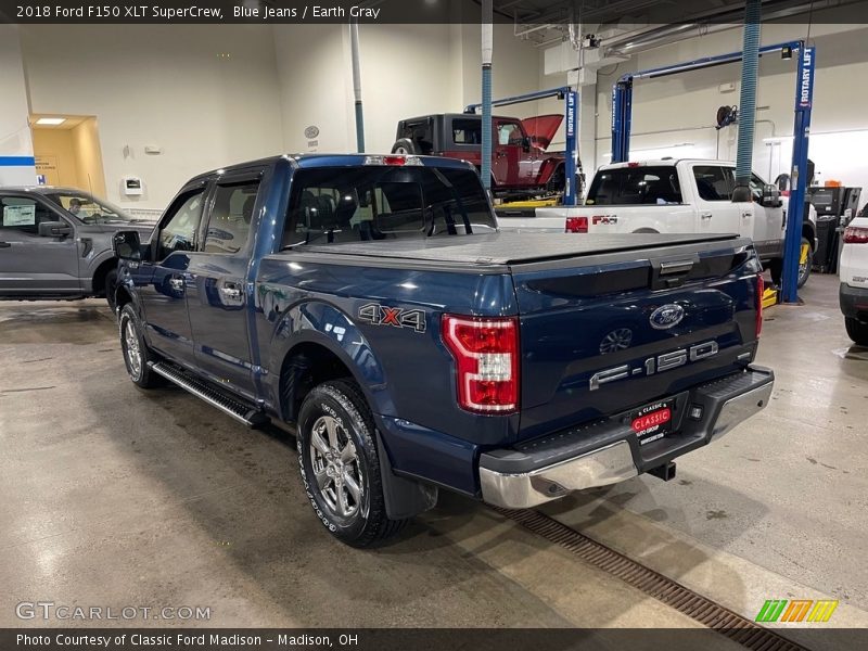 Blue Jeans / Earth Gray 2018 Ford F150 XLT SuperCrew