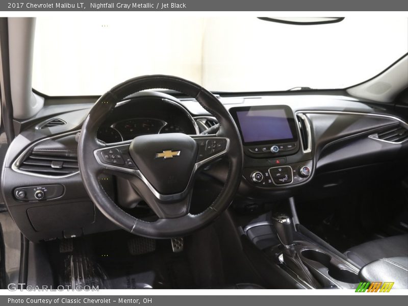 Nightfall Gray Metallic / Jet Black 2017 Chevrolet Malibu LT