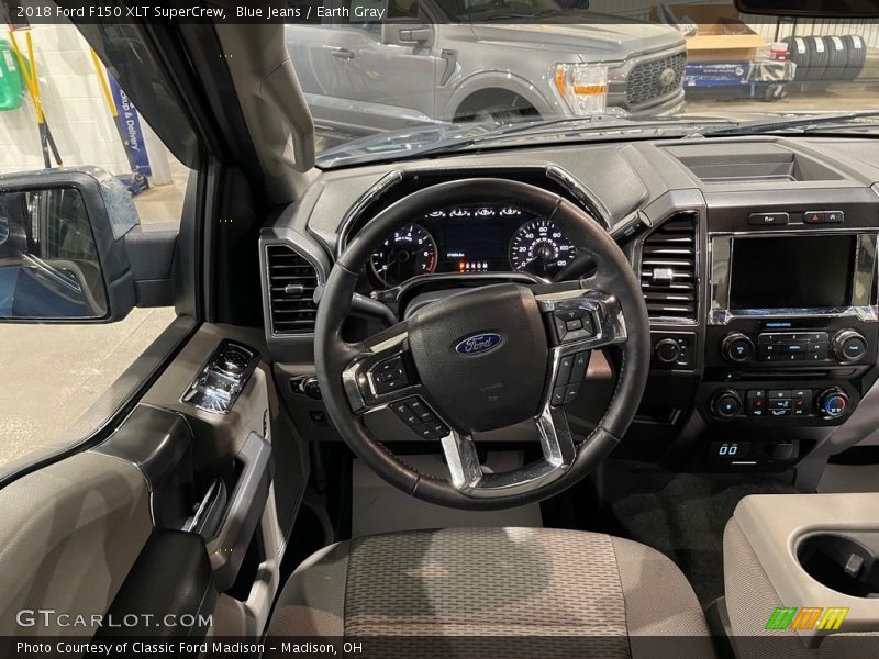 Blue Jeans / Earth Gray 2018 Ford F150 XLT SuperCrew