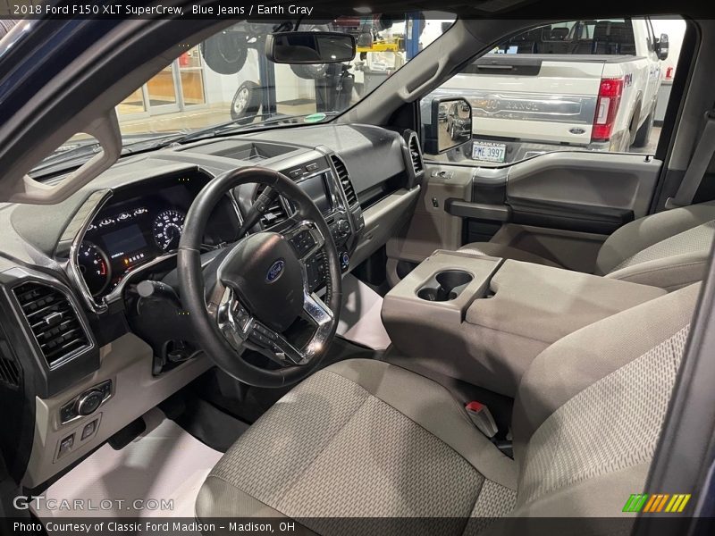 Blue Jeans / Earth Gray 2018 Ford F150 XLT SuperCrew