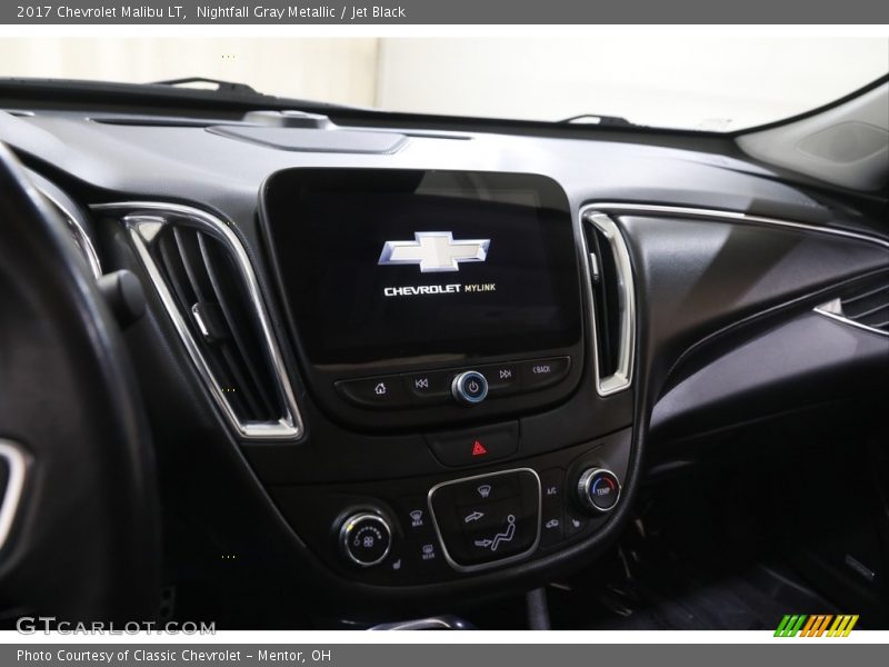 Nightfall Gray Metallic / Jet Black 2017 Chevrolet Malibu LT
