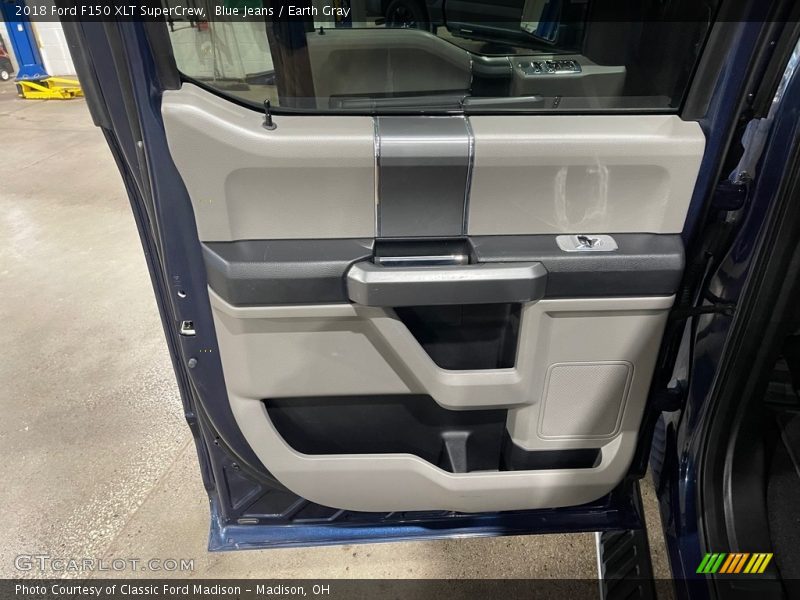 Blue Jeans / Earth Gray 2018 Ford F150 XLT SuperCrew