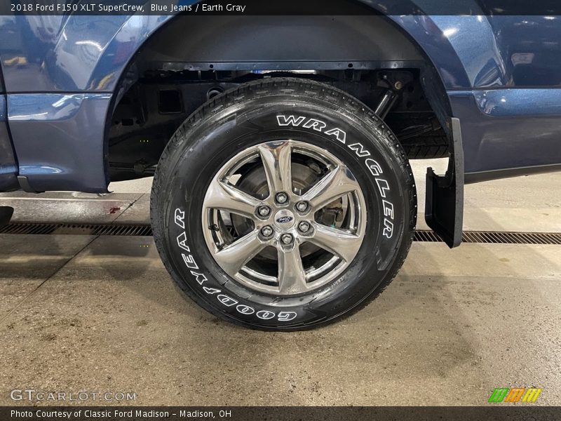 Blue Jeans / Earth Gray 2018 Ford F150 XLT SuperCrew