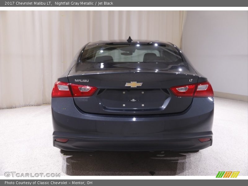 Nightfall Gray Metallic / Jet Black 2017 Chevrolet Malibu LT