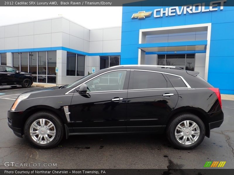 Black Raven / Titanium/Ebony 2012 Cadillac SRX Luxury AWD