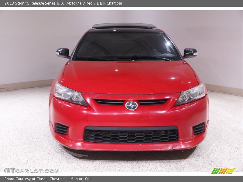 Absolutely Red / Dark Charcoal 2013 Scion tC Release Series 8.0