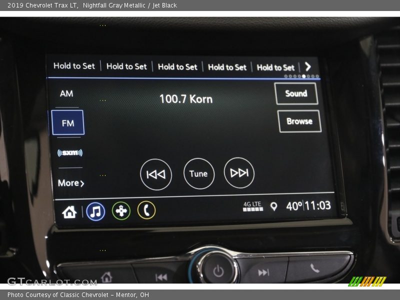 Nightfall Gray Metallic / Jet Black 2019 Chevrolet Trax LT