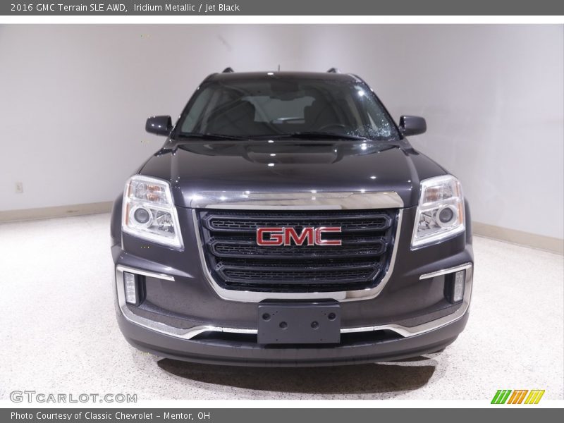 Iridium Metallic / Jet Black 2016 GMC Terrain SLE AWD