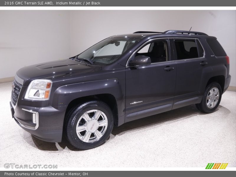 Iridium Metallic / Jet Black 2016 GMC Terrain SLE AWD