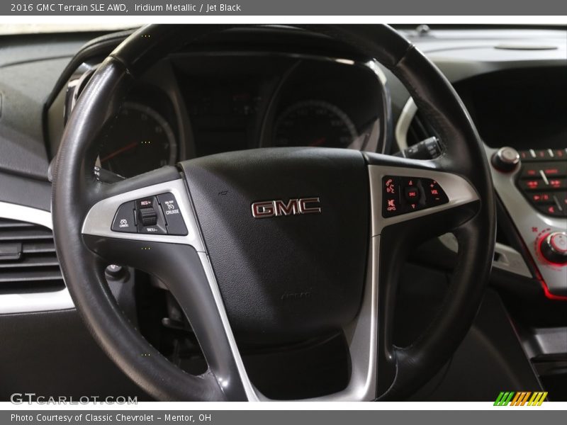 Iridium Metallic / Jet Black 2016 GMC Terrain SLE AWD