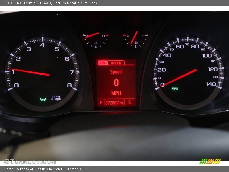 Iridium Metallic / Jet Black 2016 GMC Terrain SLE AWD
