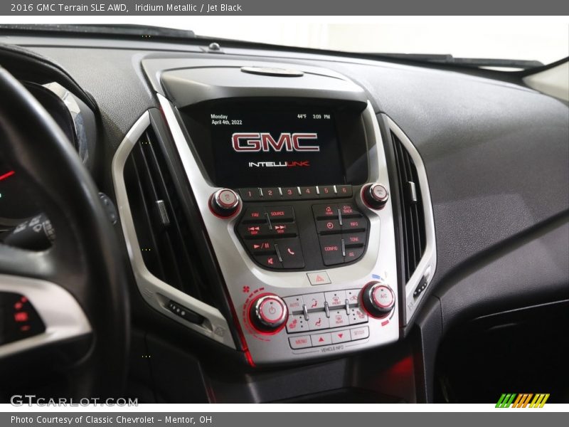 Iridium Metallic / Jet Black 2016 GMC Terrain SLE AWD