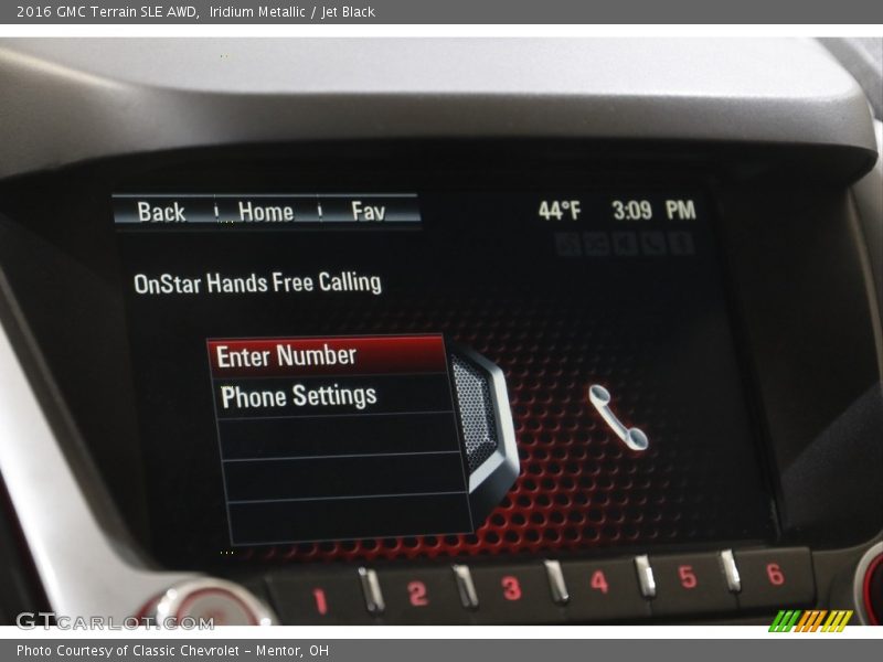 Iridium Metallic / Jet Black 2016 GMC Terrain SLE AWD