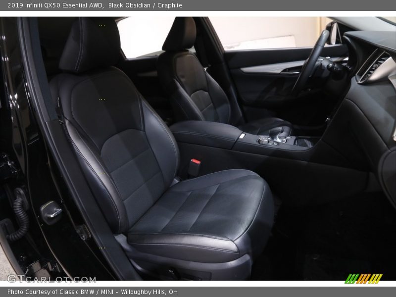 Black Obsidian / Graphite 2019 Infiniti QX50 Essential AWD