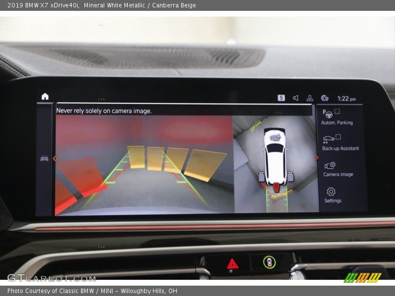 Mineral White Metallic / Canberra Beige 2019 BMW X7 xDrive40i