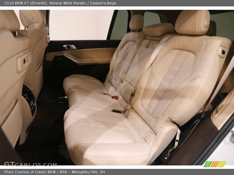 Mineral White Metallic / Canberra Beige 2019 BMW X7 xDrive40i