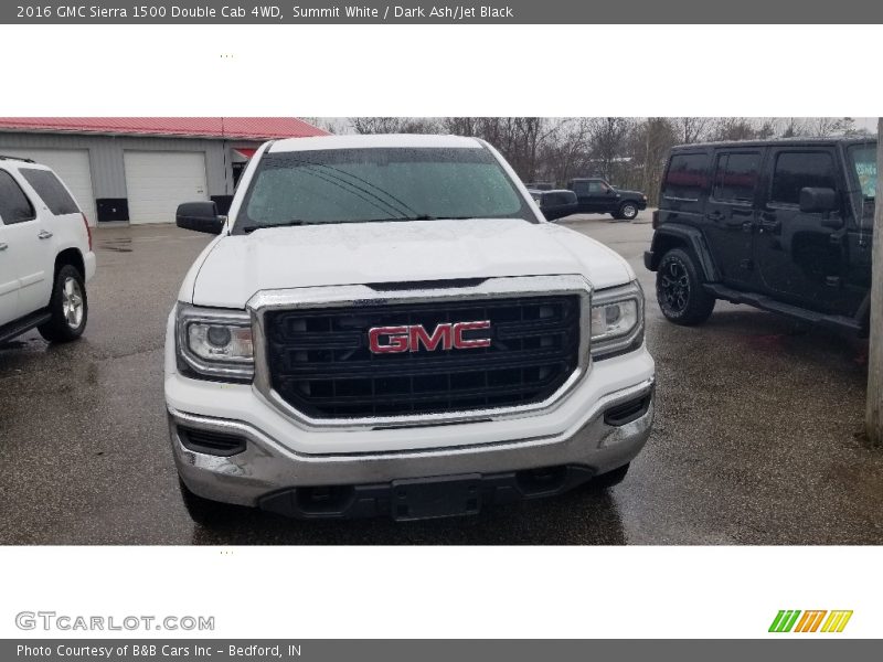 Summit White / Dark Ash/Jet Black 2016 GMC Sierra 1500 Double Cab 4WD