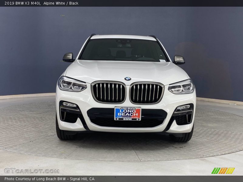 Alpine White / Black 2019 BMW X3 M40i