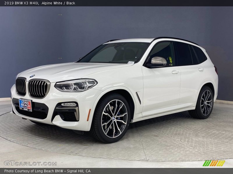 Alpine White / Black 2019 BMW X3 M40i