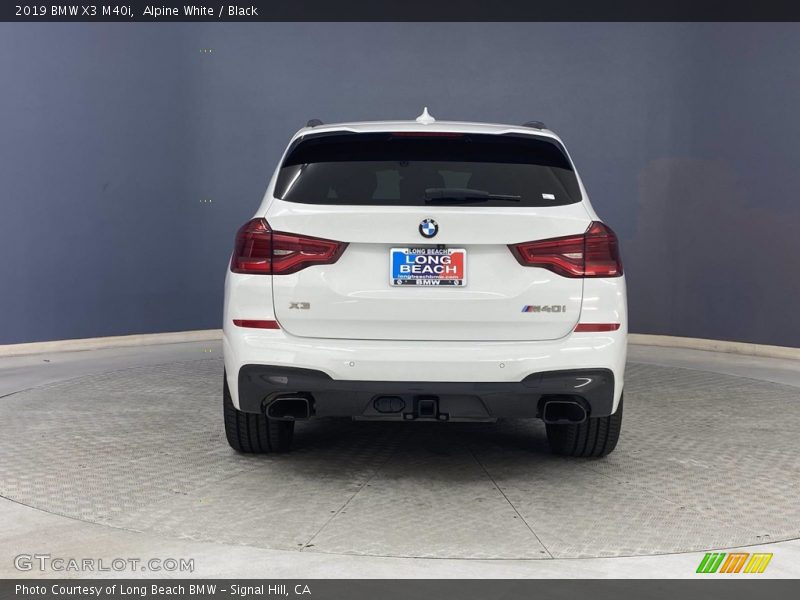 Alpine White / Black 2019 BMW X3 M40i