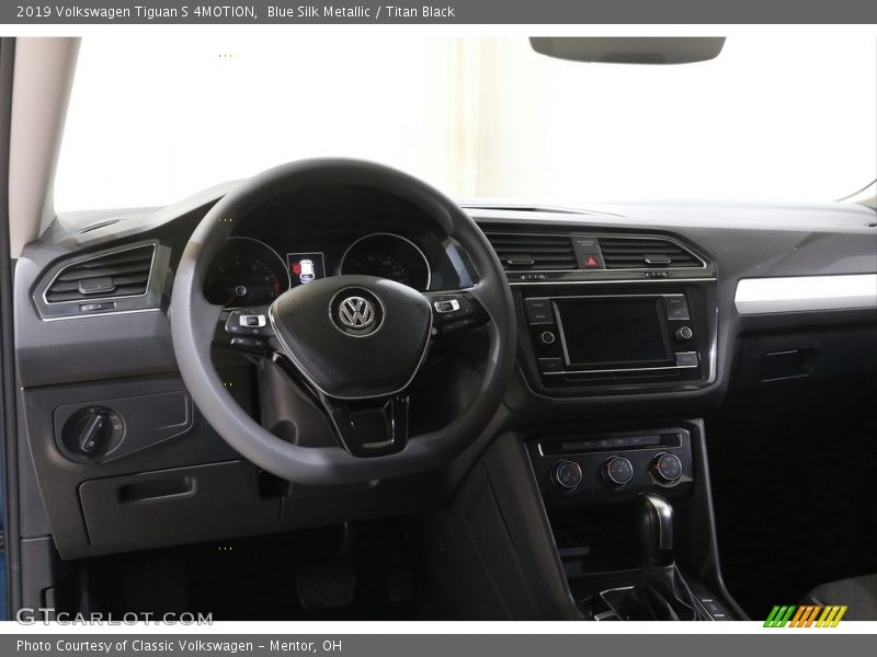 Blue Silk Metallic / Titan Black 2019 Volkswagen Tiguan S 4MOTION