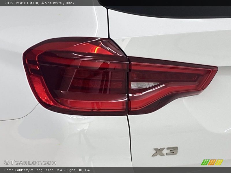 Alpine White / Black 2019 BMW X3 M40i