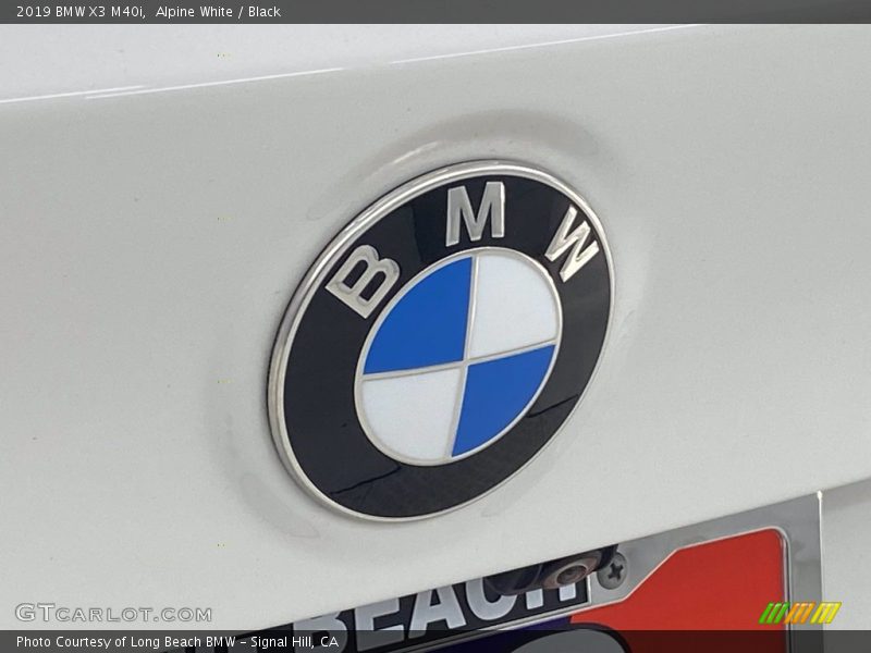 Alpine White / Black 2019 BMW X3 M40i