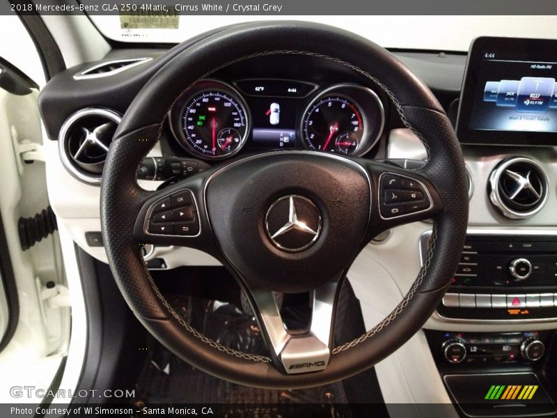 Cirrus White / Crystal Grey 2018 Mercedes-Benz GLA 250 4Matic