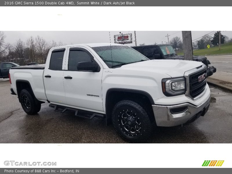 Summit White / Dark Ash/Jet Black 2016 GMC Sierra 1500 Double Cab 4WD