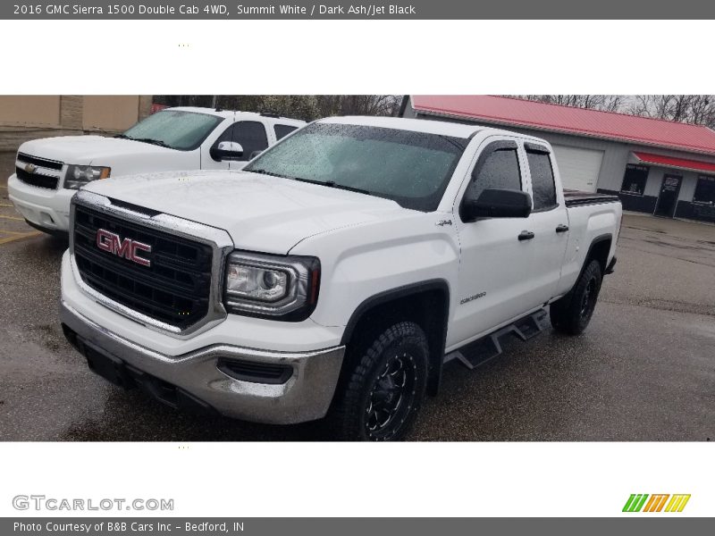 Summit White / Dark Ash/Jet Black 2016 GMC Sierra 1500 Double Cab 4WD