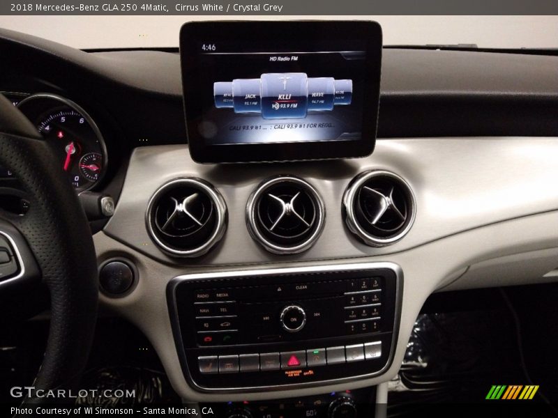 Cirrus White / Crystal Grey 2018 Mercedes-Benz GLA 250 4Matic