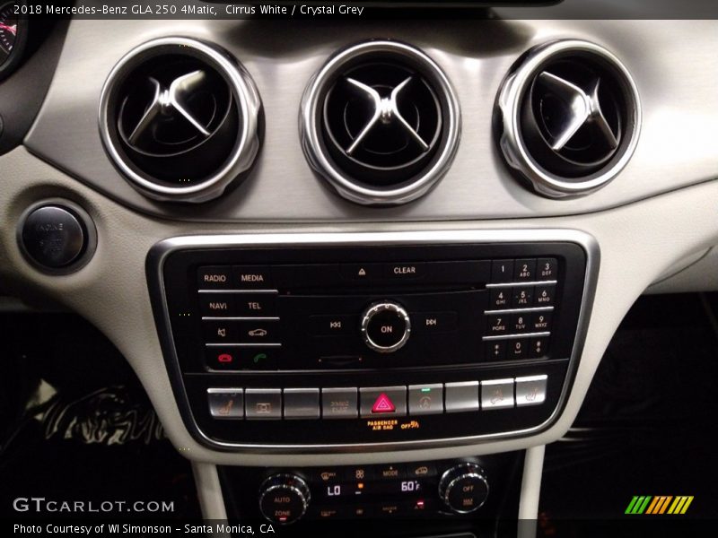 Cirrus White / Crystal Grey 2018 Mercedes-Benz GLA 250 4Matic