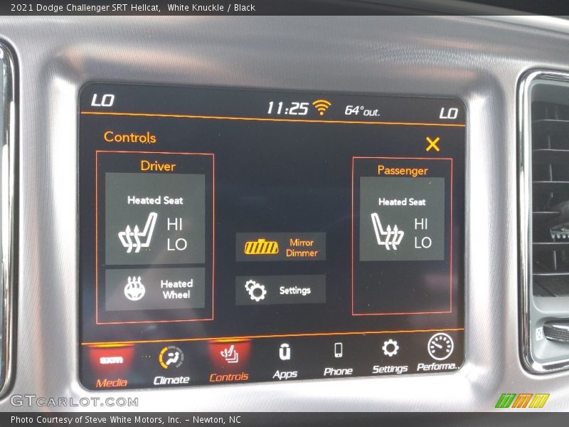 White Knuckle / Black 2021 Dodge Challenger SRT Hellcat