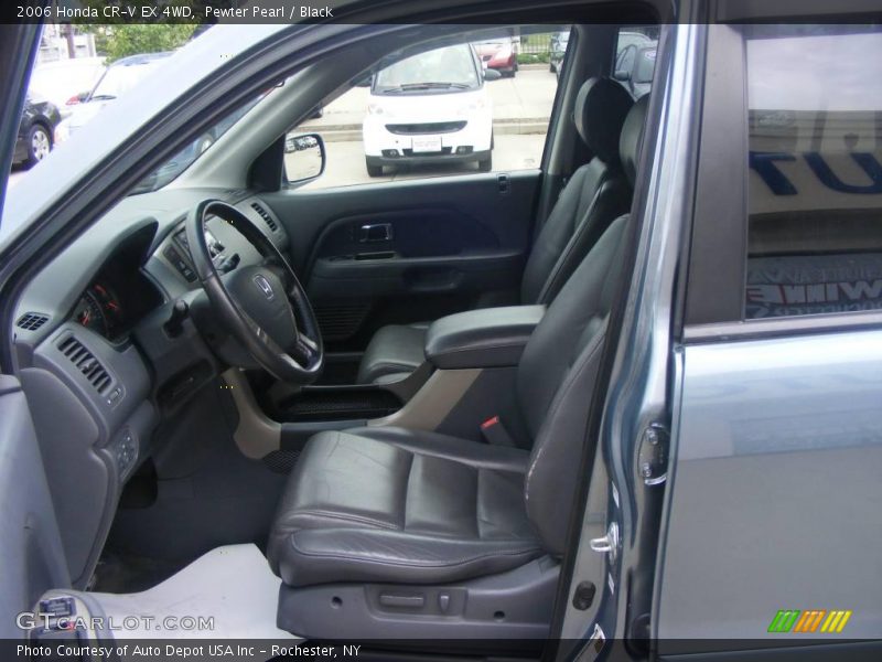 Pewter Pearl / Black 2006 Honda CR-V EX 4WD