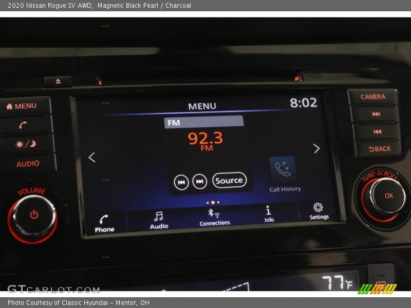 Magnetic Black Pearl / Charcoal 2020 Nissan Rogue SV AWD