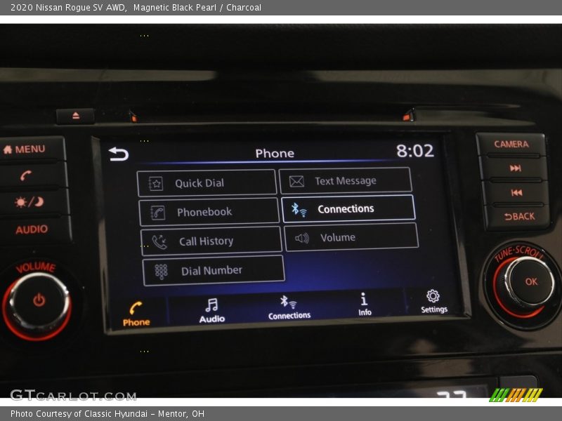 Magnetic Black Pearl / Charcoal 2020 Nissan Rogue SV AWD