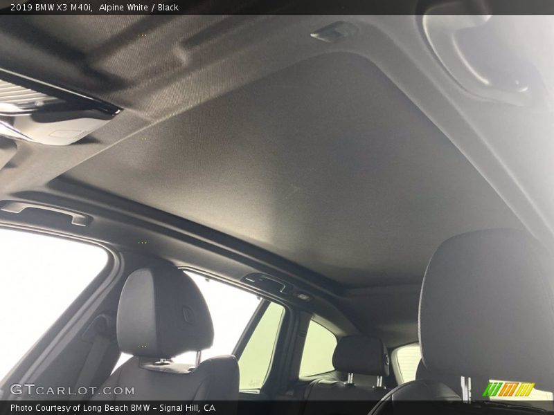Alpine White / Black 2019 BMW X3 M40i
