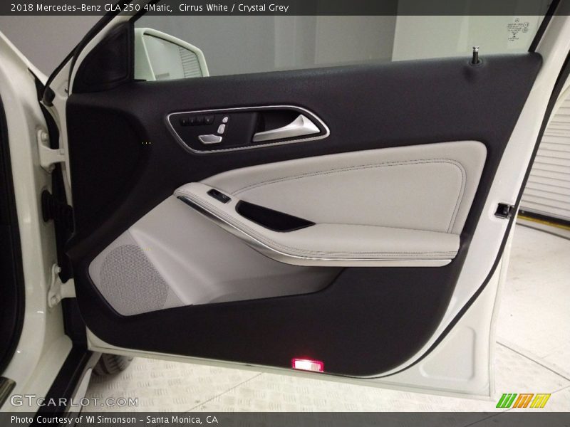 Cirrus White / Crystal Grey 2018 Mercedes-Benz GLA 250 4Matic