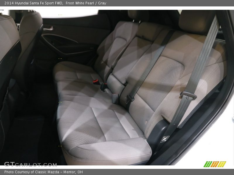 Frost White Pearl / Gray 2014 Hyundai Santa Fe Sport FWD