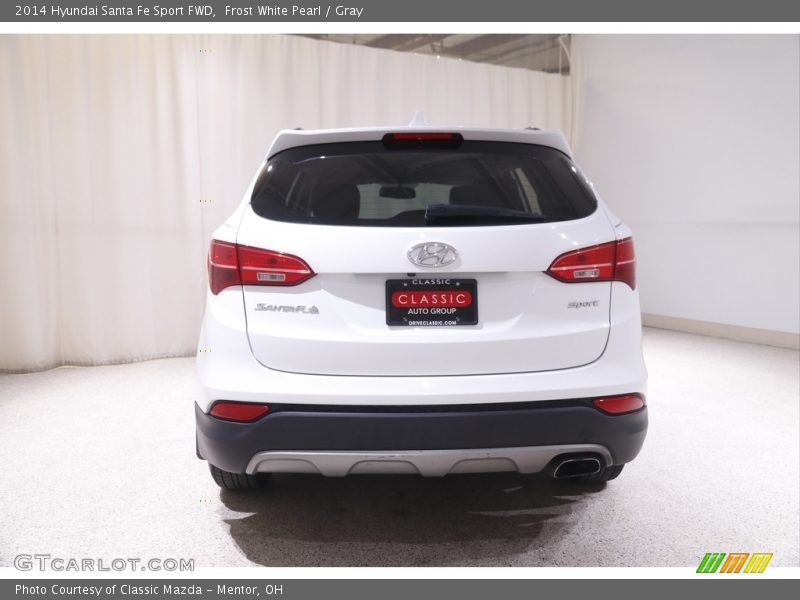 Frost White Pearl / Gray 2014 Hyundai Santa Fe Sport FWD