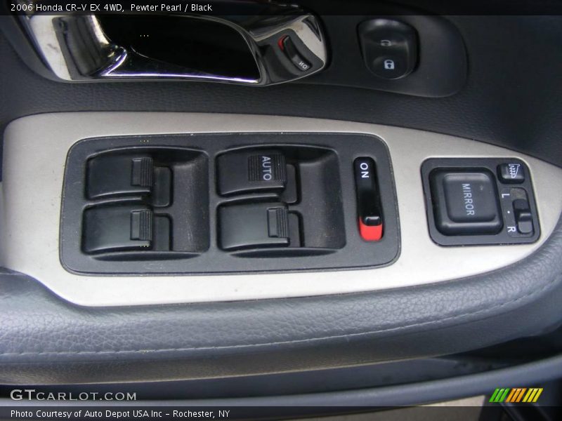 Pewter Pearl / Black 2006 Honda CR-V EX 4WD