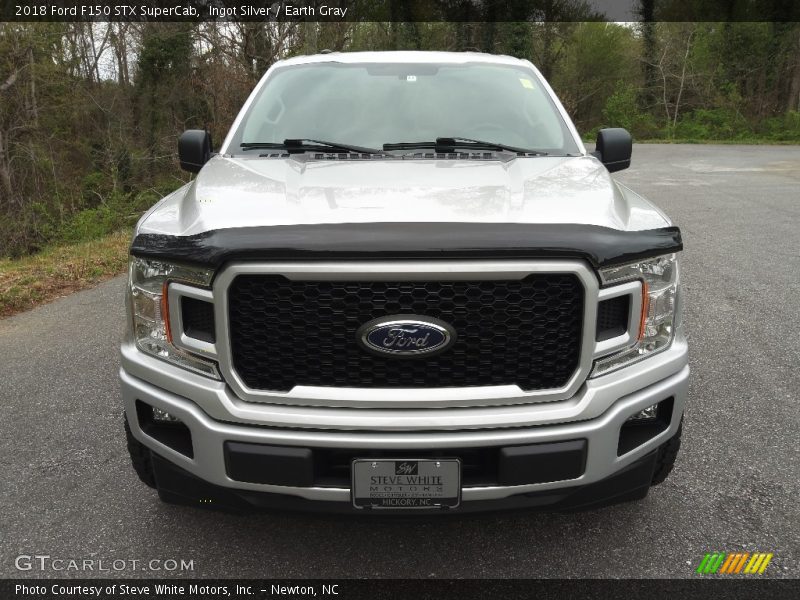 Ingot Silver / Earth Gray 2018 Ford F150 STX SuperCab