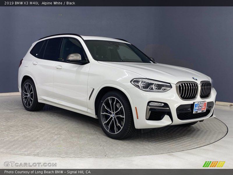 Alpine White / Black 2019 BMW X3 M40i