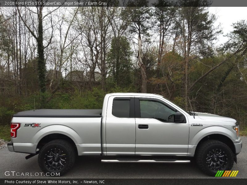 Ingot Silver / Earth Gray 2018 Ford F150 STX SuperCab