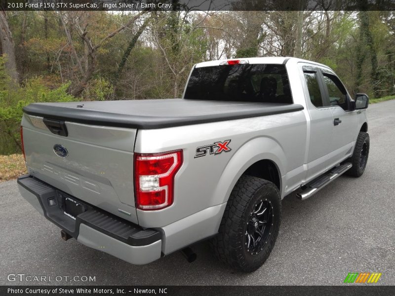 Ingot Silver / Earth Gray 2018 Ford F150 STX SuperCab