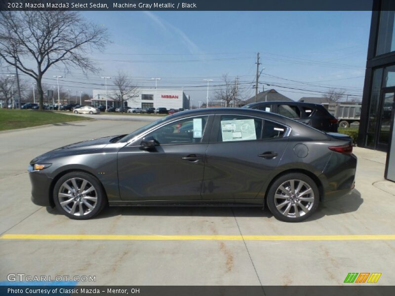  2022 Mazda3 Select Sedan Machine Gray Metallic