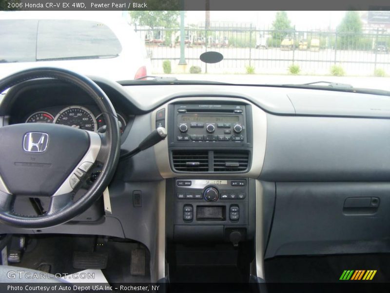 Pewter Pearl / Black 2006 Honda CR-V EX 4WD