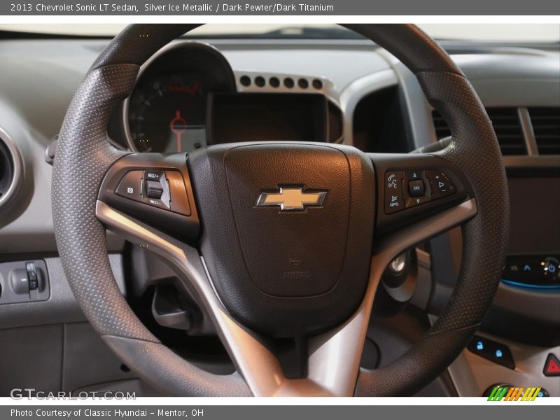 Silver Ice Metallic / Dark Pewter/Dark Titanium 2013 Chevrolet Sonic LT Sedan